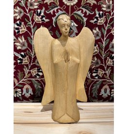 Rwanda Carved Nativity Angel w/ Beeswax Finish, Rwanda