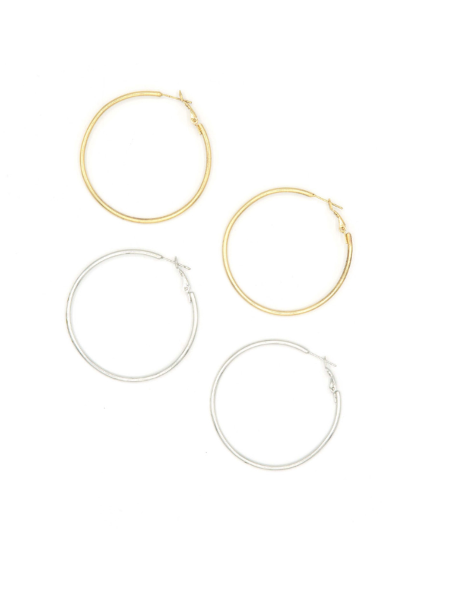 India Classic Hoops in Brass, India