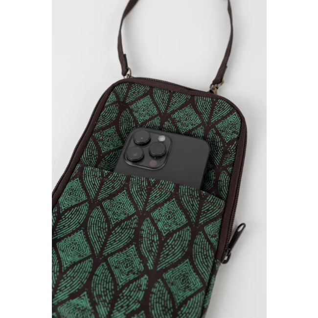 Teal Strobe Festival Crossbody