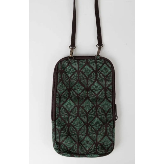 Teal Strobe Festival Crossbody