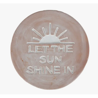 Bangladesh Let the Sun Shine In Garden Plaque