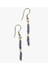 India Pale Blue Dangle Earrings, India