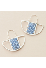 India Rajiyah Beaded Fan Earrings