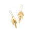 Chameli Gold Leaf Drop Earrings