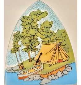 Ecuador Fused Glass Camping Nightlight, Ecuador