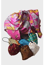 Nepal Recycled Silk Shopping Bag, Nepal