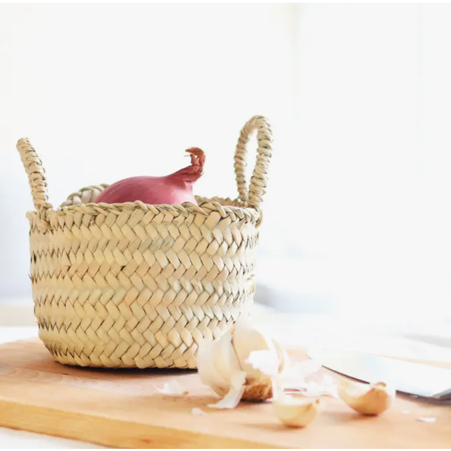 Tiny Beldi Straw Basket