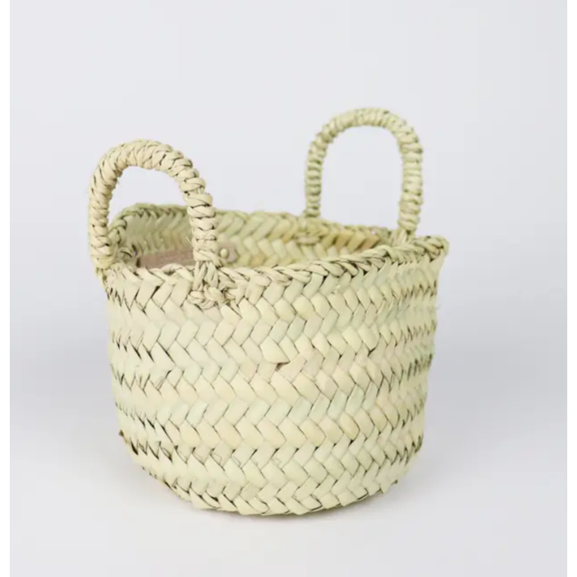 Tiny Beldi Straw Basket