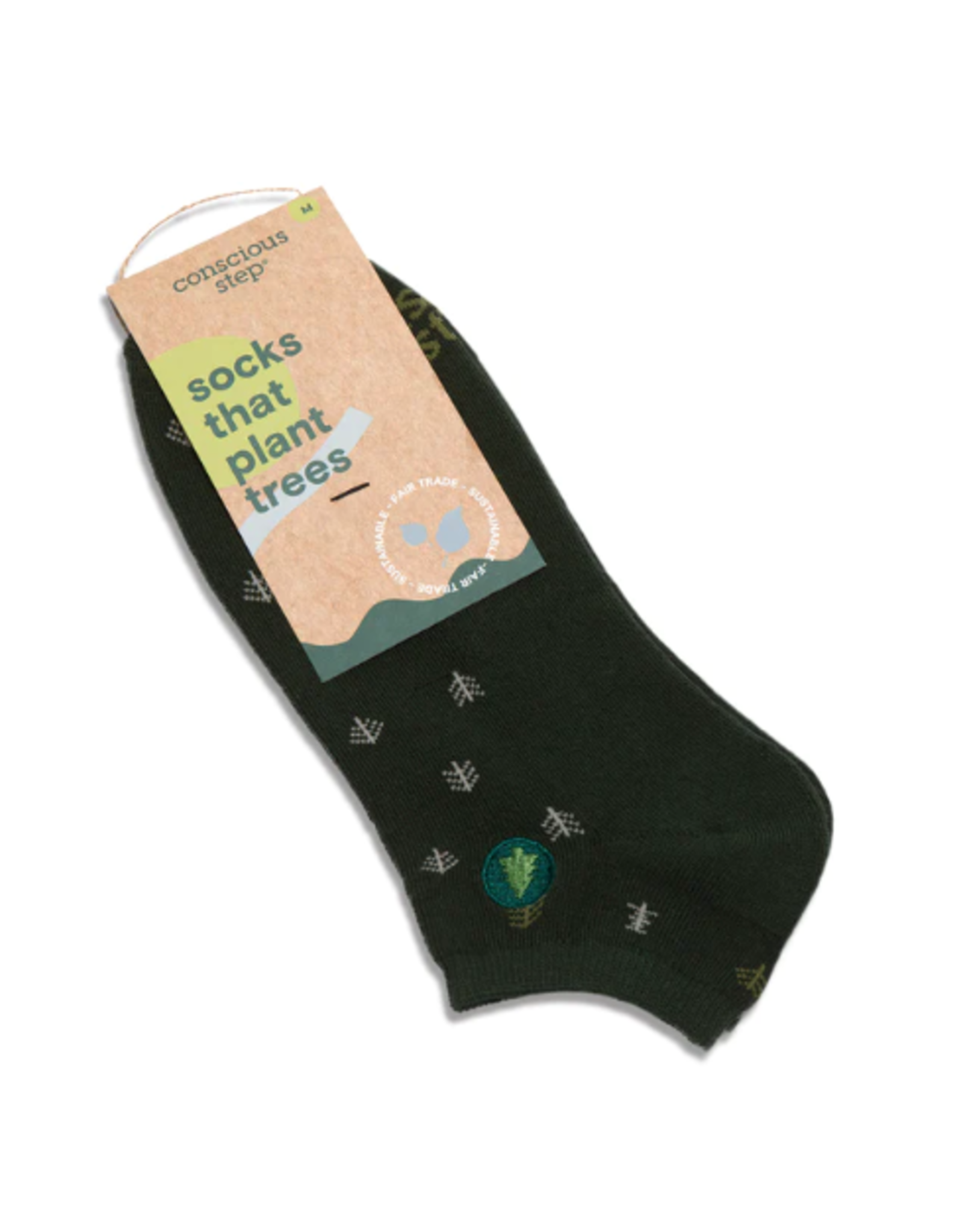 India Ankle Socks That Plant Trees - Dark Green