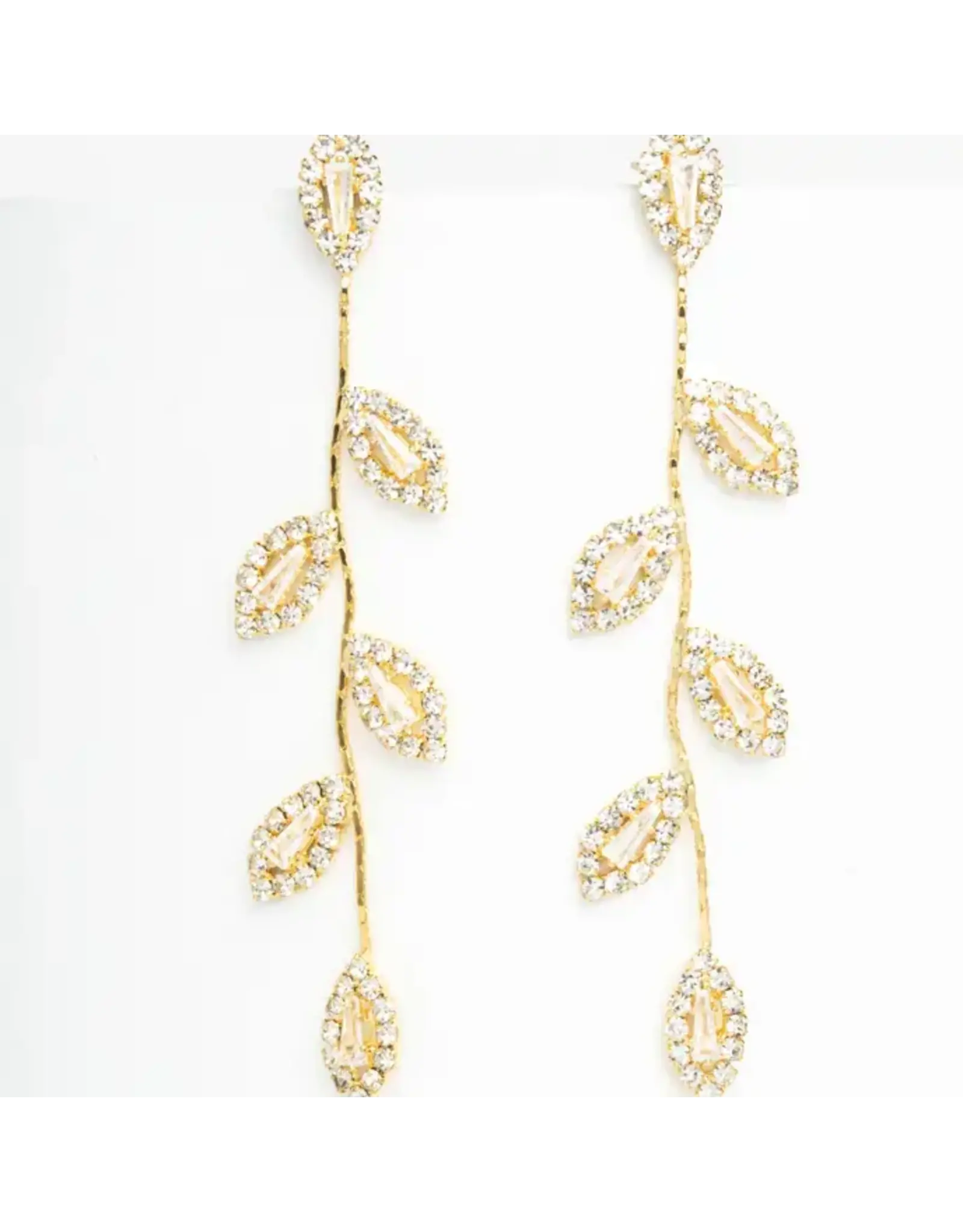 China Enchanted Garden Leaf Drop Earrings, China