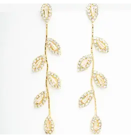 China Enchanted Garden Leaf Drop Earrings, China