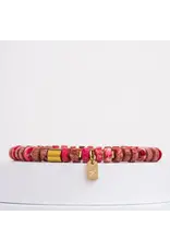 China Scarlet Red Beaded Bracelet, China