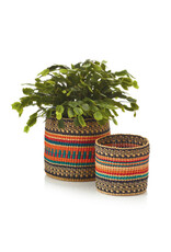 Ghana Savannah Sunset Plant Basket - Small, Ghana