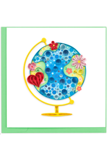 Vietnam Quilled Floral Globe Greeting Card, Vietnam