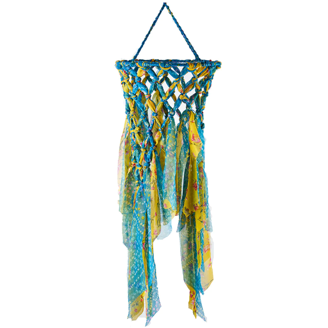 Upcycled Sari Carnival Windsock