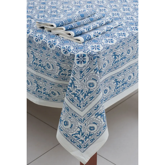 Blue Floral Tablecloth (60x90)