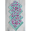 India Fuchsia & Green Napkin