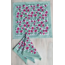 Fuchsia & Green Napkin
