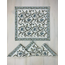 Silver Floral Napkin