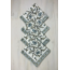 Silver Floral Napkin