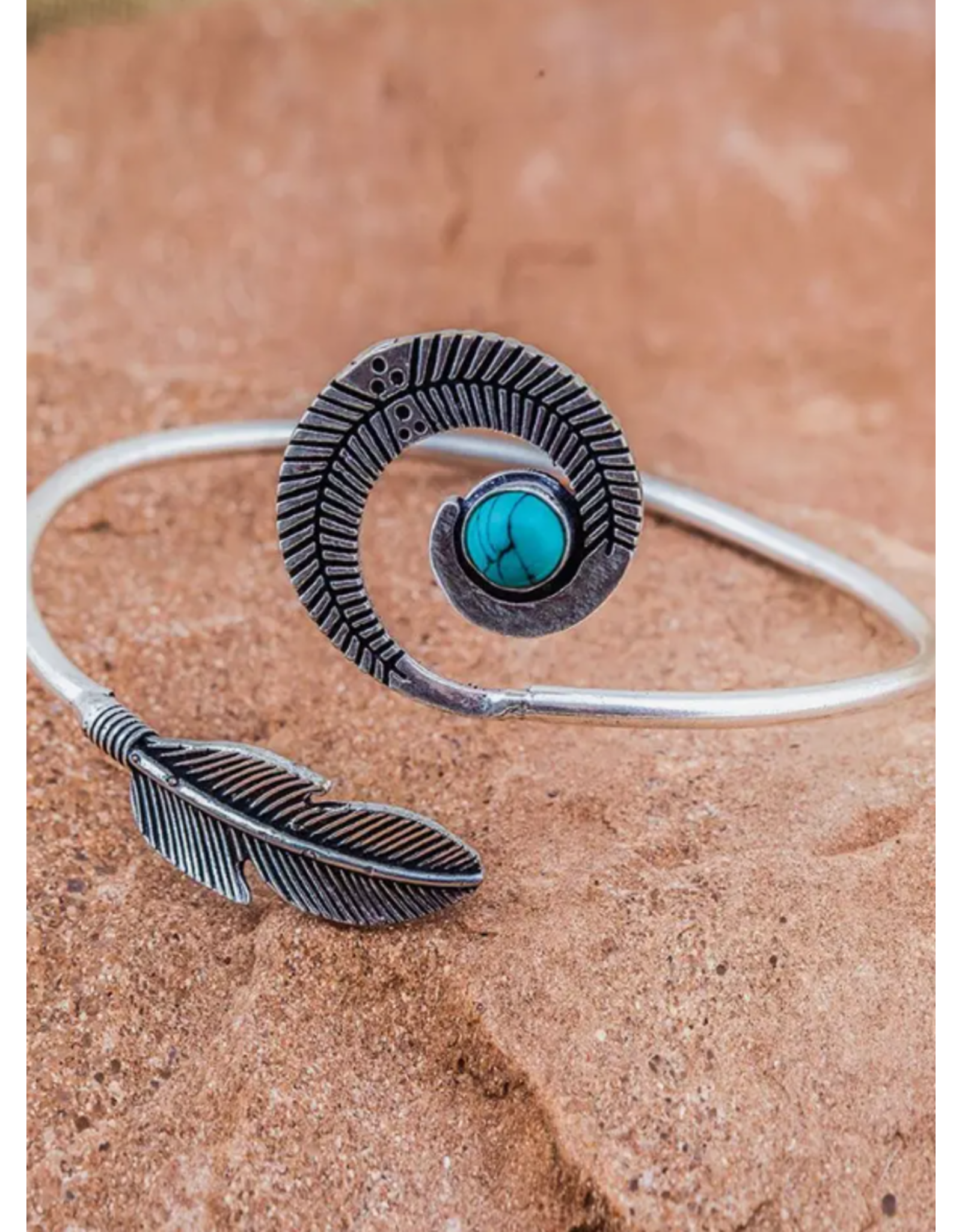 India Turquoise Silver Bracelet, India