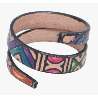 Indonesia Ring - Geometric Spiral