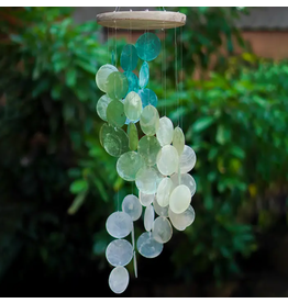 Indonesia Spring Meadow Spiral Capiz Chime, Indonesia