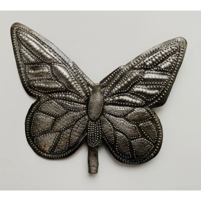 CLEARANCE Posing Butterfly Cut Metal Garden Stake