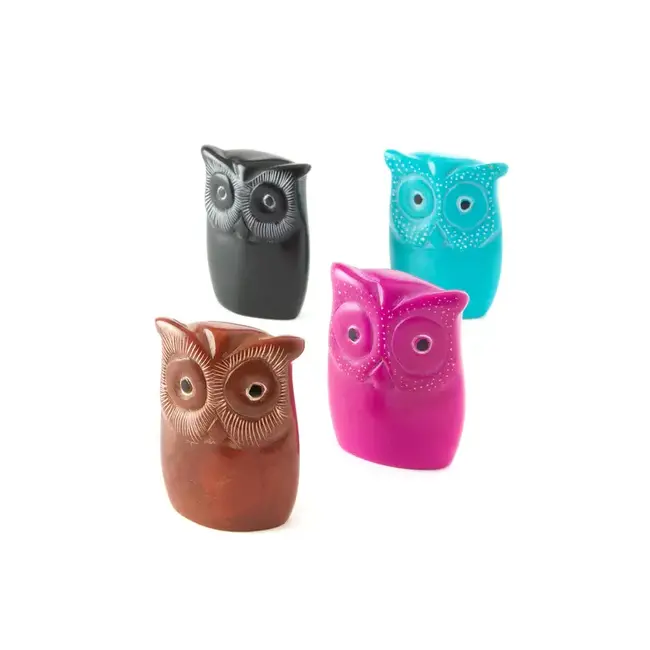 Soapstone Wise Owl