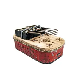 Burkina Faso Recycled Tin Can Kalimba, Burkina Faso