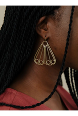 India Wire Wing Earrings, India