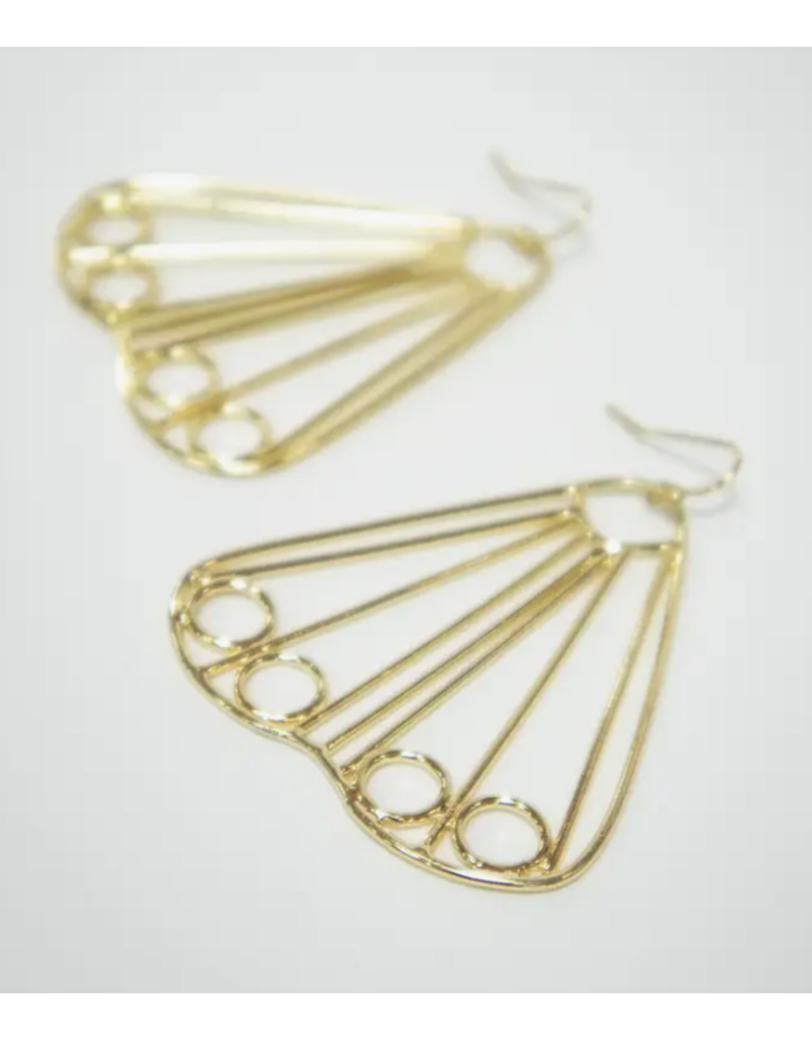 India CLEARANCE Wire Wing Earrings, India