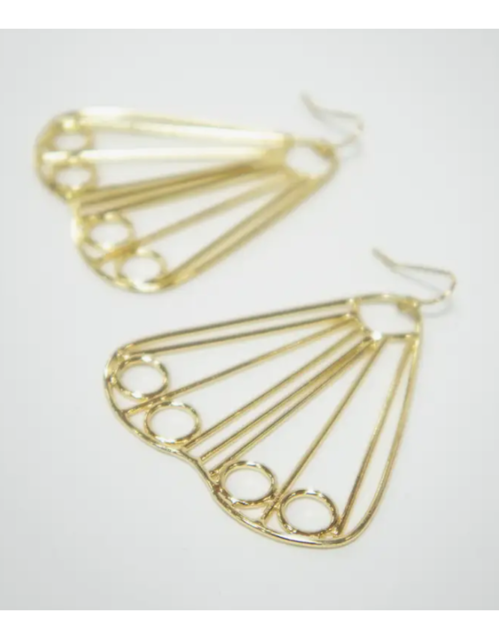 India Wire Wing Earrings, India
