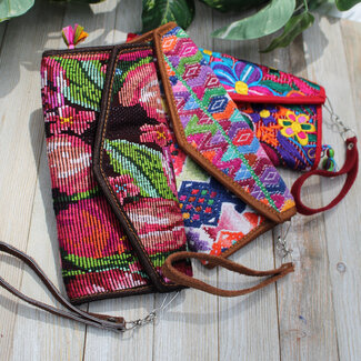 Guatemala Huipile Wallet Wristlet