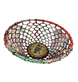 India CLEARANCE Basket Multicolour Woven Thread/Wire Large, India