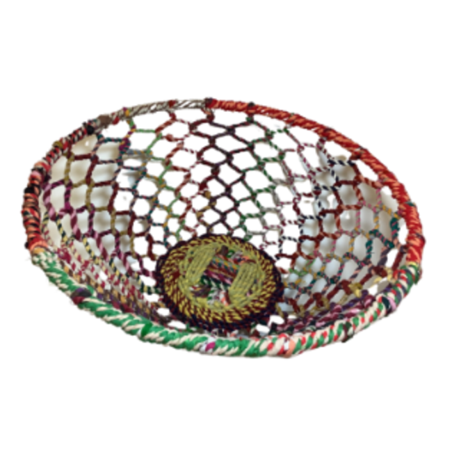 CLEARANCE Basket Multicolour Woven Thread/Wire Large