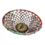 India CLEARANCE Basket Multicolour Woven Thread/Wire Large