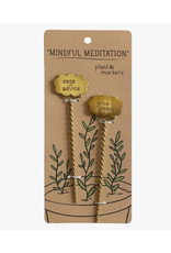 India Mindful Plant Markers (set of 2), India