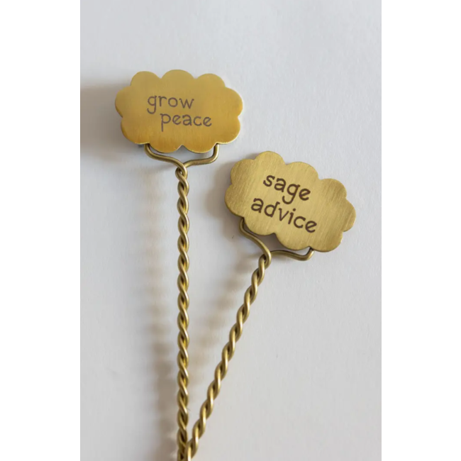 CLEARANCE Mindful Plant Markers (Set of 2)