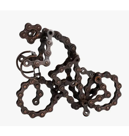 India Bike Chain Sculpture