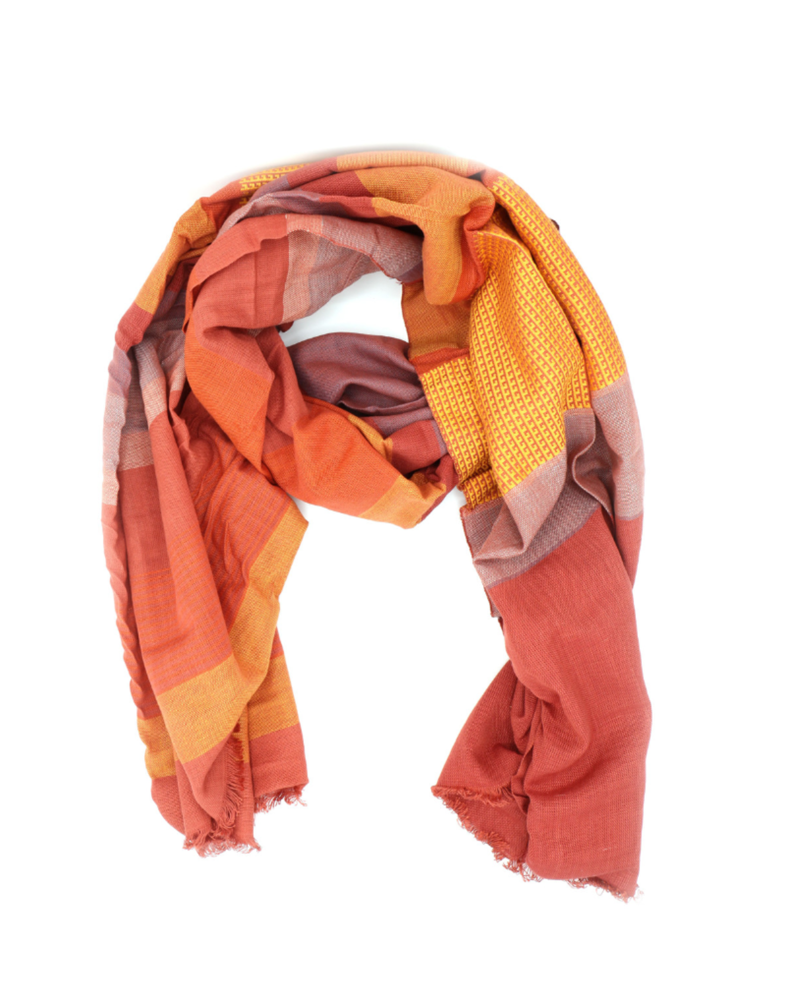 Vietnam Woven Sunset Scarf, Vietnam