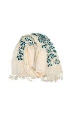 Vietnam Fern Printed Scarf, Vietnam