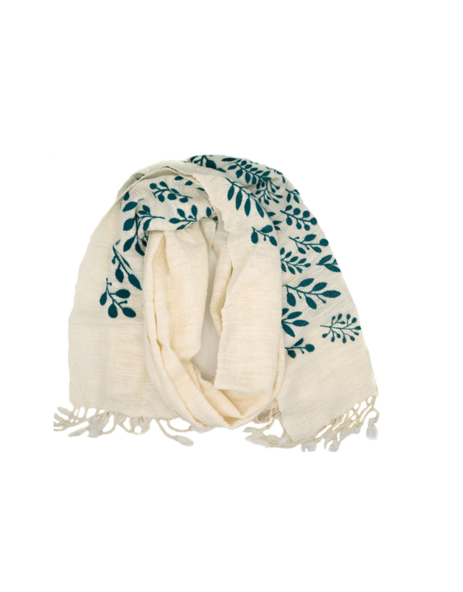 Vietnam Fern Printed Scarf, Vietnam