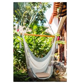 Nicaragua Cream & Gray Hammock Chair, Nicaragua