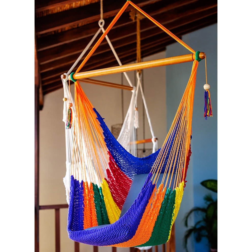 Rainbow Hammock Chair, Nicaragua - Village Goods