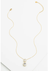 China Divine Connection Gold & Zircon Necklace, China