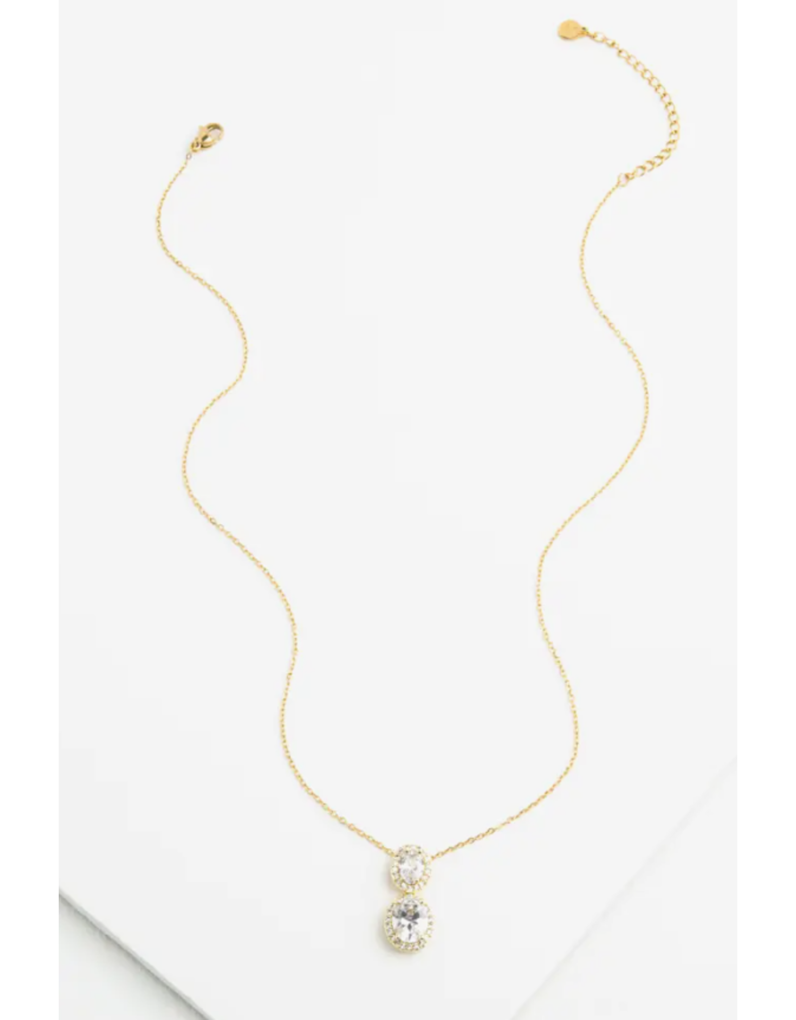 China Divine Connection Gold & Zircon Necklace, China