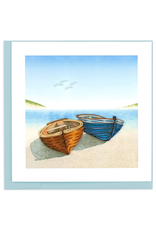 Vietnam Quilled Boats Card, Vietnam