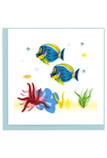 Vietnam Quilled Colourful Fish Card