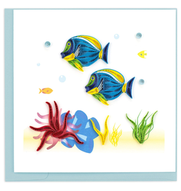 Vietnam Quilled Colourful Fish Card